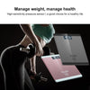 ISCALE SE Human Body Intelligent Electronic Scale Household Weight Scale Adult Body Fat Scale(Space Silver)