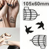 10 PCS Classic Black  Waterproof Temporary Tattoo Sticker(HC-60)