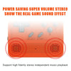 Powkiddy V90 3.0 inch IPS Screen 64-bit Retro Handheld Game Console with 16GB Memory (Yellow)