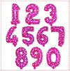 Number Foil Balloon Happy Birthday Decoration