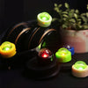 5 PCS D2 LED Flashing Finger Light Stage Small Magic Ball Flash(Yellow)