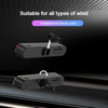 Car Air Outlet Aromatherapy Creative Intelligent Voice Control Atmosphere Lamp(Leather Black)