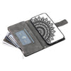 For Samsung Galaxy A06 5G Multi-Card Totem Zipper Leather Phone Case(Grey)