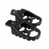 Motorcycle Modification Pedal Set Wide Fat Footpegs Foot Pegs for Harley(Black)