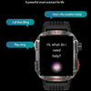 HT29 2.01 inch IPS Screen Triple Proof Smart Watch with Banknote Detector Light(Black)