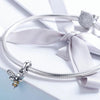 S925 Sterling Silver Bee Story Charm DIY Beaded Bracelet Accessories