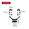 4 in 1 Car Carbon Fiber Steering Wheel Button Decorative Sticker for Lexus IS250 NX200 200t 300h, Left and Right Drive Universal
