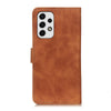 For Samsung Galaxy A23 4G KHAZNEH Retro Texture Flip Leather Phone Case(Brown)