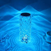 RGB Crystal Rose Atmosphere Table Lamp Bedroom Touch LED Decorative Night Light, Style: Bluetooth Speaker Model
