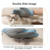 Pet Grooming Gloves - 2-in-1 Hair Remover & Massage Brush