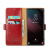 For Samsung Galaxy S24 Ultra 5G Fierre Shann PU Genuine Leather Texture Phone Case(Red)