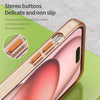 For iPhone 15 Plus MagSafe Frosted Translucent TPU + PC Full Coverage Phone Case(Orange)