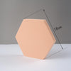 18 x 2cm Hexagon Geometric Cube Solid Color Photography Photo Background Table Shooting Foam Props(Flesh Color)