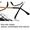Black Frame Spring Hinge Anti Fatigue & Blue-ray Presbyopic Glasses, +3.50D