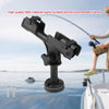Marine 360 Degree Adjustable Plastic Fishing Rod Holder(With Round Mounting Base)
