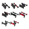 Car Seat Telescopic Bracket Car Rear Pillow Mobile Phone Bracket, Colour: 06 Upgrade Version Red
