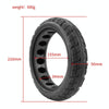 For Xiaomi M365 Series Scooter 8.5 x 2.0 Inch Honeycomb Solid Tire Inflatable Rubber Explosion-proof Tire(Black)