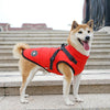 Dog Winter Coat, L, Army Green - Water-Repellent, Fleece Lined