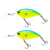 CB034/A 2pcs Inner Laser Deep Dive Sea Fishing Rock Fat Fake Bait Plastic Stiff Bait