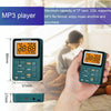 SH-01M Mini Portable Multifunctional Digital Display Two-Channel Radio, Size: US Version(Silver Gray)