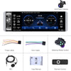 A2905 5.1 inch IPS Capacitive Screen Single Butt Carplay Player, Style: Standard+AHD Camera