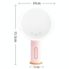Smart LED Desktop Makeup Mirror with Fill Light, White Light (Pink)