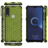For Alcatel 1S (2020) Shockproof Honeycomb PC + TPU Case(Green)