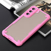 For Samsung Galaxy S22+ 5G Armor Glaze PC Hybrid TPU Phone Case(Pink)