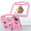 For Blackview Tab 80 10.1 2023 Handle Kickstand Children EVA Shockproof Tablet Case(Pink)