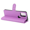 For Alcatel 3X 2020 Litchi Texture Horizontal Flip Protective Case with Holder & Card Slots & Wallet(Purple)