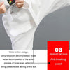 Child Adult Cotton Men And Women Taekwondo Clothing Training Uniforms, Size: 160(Striped Long Sleeves)