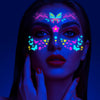 8-Sheets /Set Music Festival Fluorescent Waterproof Sticker Masquerade Glowing Tattoo(FA001-008)