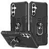 For Samsung Galaxy A16 5G Ring Holder Armor Hybrid Phone Case(Black)
