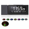TS-P30 Multifunctional Night Light Alarm Digital Clock with FM Radio & Temperature / Humidity Display & IR Sensor Function(Black)