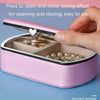 HN-001 Travel Portable Ring Lipstick Jewelry Storage Box(Necklace Version Blue)