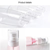10 PCS Portable Refillable Plastic Fine Mist Perfume Spray Bottle Transparent Empty Spray Sprayer Bottle, 60ml(Pink)
