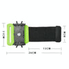 Rotatable Sports Cell Phone Bag Outdoor Portable Cell Phone Armband For 4.5-7inch Phones (Green)