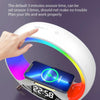 S528 Multifunctional Wireless Charging Bluetooth Speaker with RGB Light & White Noise & Simulated Sunrise(Black)