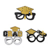 3 PCS Graduation Season Photo Props School Party Funny Glasses, Shape: S Model