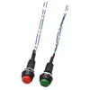 2pcs Car Modification Horn Switch Universal Button Modification Small Switch(Green Button)