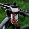 Outdoor Anti Shake Bicycle Water Bottle Holder Cycling Cup Carrier(Black Net+White Holder)