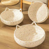 Cotton Rope Cat & Dog Bed, 25cm, White