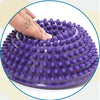 Hemisphere Balance Stepping Stones Durian Spiky Massage Ball Sensory Integration Indoor Outdoor Games Toys for Kids Children(Yellow)