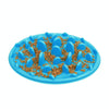 Silicone Slow Feeder Dog & Cat Bowl, Large (Blue)