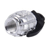 4 PCS Universal Grenade Shaped Bicycle Tire Valve Caps(Silver)