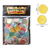 100 PCS / Bag Pirate Gold Coin Seven Color Lucky Coin Christmas Game Props