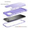 For Google Pixel 4 3 in 1 Shockproof PC + Silicone Protective Case(Purple)