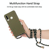 For Huawei P30 Lite Wheat Straw Material + TPU Protective Case with Lanyard(Army Green)