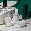 JM043 Home Mouthwash Cup Set Couple Convenient Travel Toothbrush Box, Style: 2 Cups Dark Green