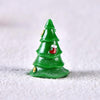 4pcs Christmas Micro Landscape Decorations Resin Craft Gifts Home Decoration Ornaments, Spec: Christmas Tree No.10